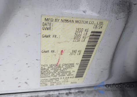 2015 Nissan Altima 2.5 S from USA, damaged, VIN 1N4AL3AP0FN333440